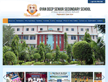 Tablet Screenshot of gyandeepschool.org