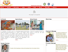 Tablet Screenshot of gyandeepschool.com